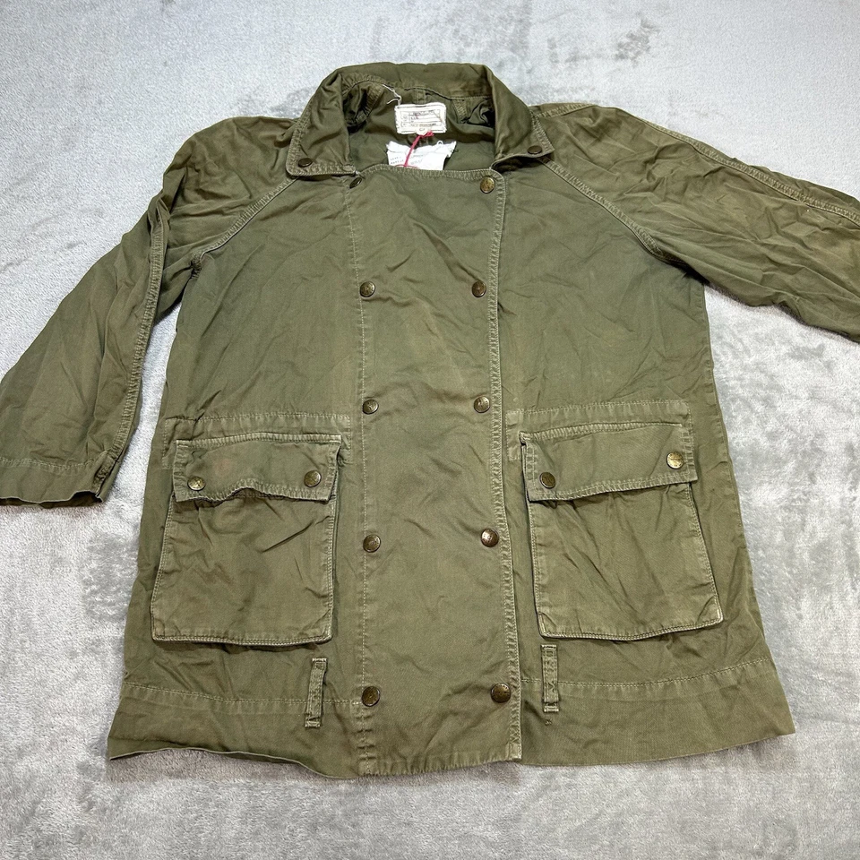 Current Elliott пехоты куртка армия Chore пальто женщин размер 0 маленький зеленый - Изображение 1 из 4