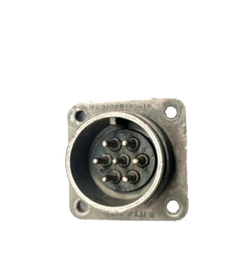 Brass Circular Connector ,ITT MS3102R16S-1P. 7 Way - Image 1 of 4