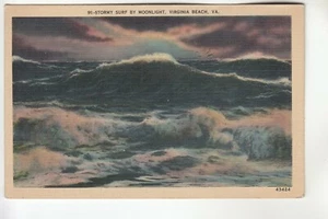 Stormy Surf by Moonlight Virginia Beach VA 43424 - Picture 1 of 1
