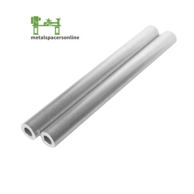 Espaçador de alumínio-tubulação-3/4" OD x 0,40" ID x 8" de comprimento--adequado para parafusos M10 ou 3/8" - Imagem 1 de 4