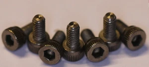 10 x Titanium Grade 2 Screws / Screws DIN 912 M2.5 x 10 Knurled / Knurled - Picture 1 of 1