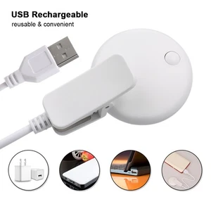 Mini Selfie Anneau Lumière Rechargeable Selfie LED Caméra Lumière avec 3 Niveaux QXDW - Photo 1 sur 8