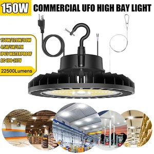 UFO Warehouse Light 150W Workshop Garage LED High Bay Lighting 4500K 5000K 5700K - Picture 1 of 19