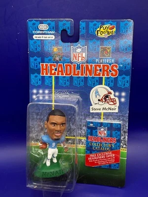 1996 NFL Corinthian Headliners Steve McNair Houston Oilers Novo na embalagem - Imagem 1 de 4