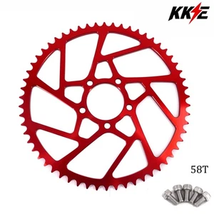 KKE 58T Rear Sprocket for Surron Light Bee X 2019-2024 E RIDE PRO-SS Red - Picture 1 of 6