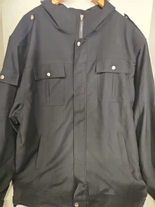 Miskeen Vintage Jacke Herren schwarz Mantel Größe 5XL siehe Beschreibung - Bild 1 von 12