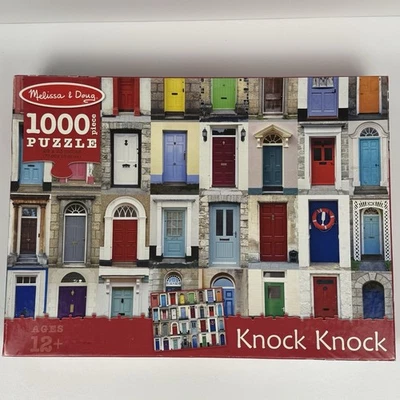 1000 Piece Jigsaw Puzzle Knock Knock Doors Melissa & Doug Jigsaw Puzzle 29"x23" - Image 1 of 4