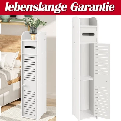 Badezimmerschrank Schmaler Badschrank Hochschrank Badregal Schrank Schlafzimmer - Bild 1 von 4