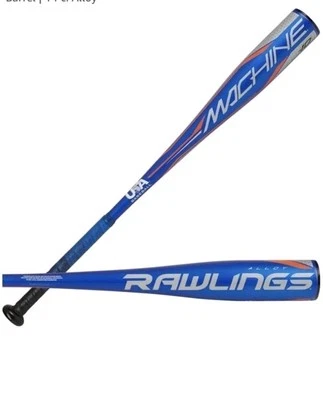 Rawlings Machine 28" Baseball Bat USA -10 Drop 2 5/8" Barrel MEIUS1M10-28 - Image 1 of 4