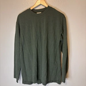 PureJill Shirt Damen Large TALL Grün Tunika Langarm Pullover Rundhals LT - Bild 1 von 16