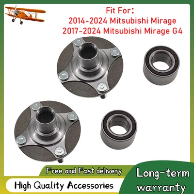 2 Sets Front Wheel Hub Bearing Assembly Fit For Mitsubishi Mirage G4 2017-24 Foto 1 de 4