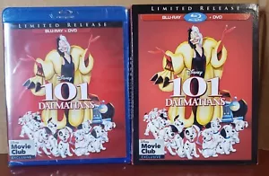 101 Dalmatians Blu-ray/DVD, 2018 2-Disc set, Disney Movie Club BRAND NEW SEALED - Picture 1 of 1
