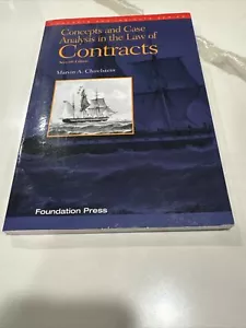 Concepts and Case Analysis in the Law of Contracts, 7th Edition. NEW Msrp $48 - Picture 1 of 3