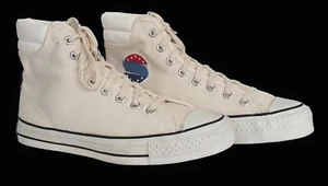 CONVERSE The Winner Vintage High Top Sneakers White Made In USA 1970s Size 8 - Picture 1 of 11