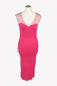 Hervé Léger Damen Kleid Gr. 38 (M) Rosa NEU Kleid Bleistiftkleid Etuikleid Dress - Bild 1 von 5