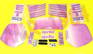 SERIE DECALCO SERIE ADESIVOS COMPLETA APRILIA ET 50 AE DEL 1986 BLANCO AP8211167 - Imagen 1 de 1