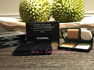1 CHANEL LE TEINT Ultra Tenue Ultrawear Flawless Compact Foundation SPF15 13g+🎁 - Picture 1 of 1