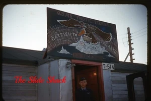 US Air Force Sondrestrom Air Base Greenland Air Traffic 1955 Kodachrome slide - Picture 1 of 1