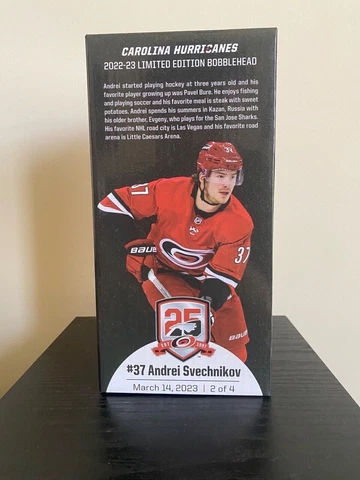 Carolina Hurricanes 2022-23 Limited Bobblehead #24 Andrei Svechnikov Cover