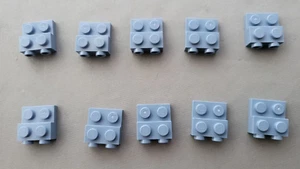 LEGO Plate 2 X 2 X 2/3 W/ 2 Hor. Knob -Snot Block- 6046979 (10 Count bag) New! - Picture 1 of 2