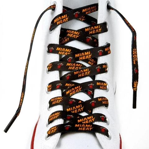 Miami Heat Shoe Laces 54" [NEW] NBA Lace Sneaker Tennis Gym String Cover