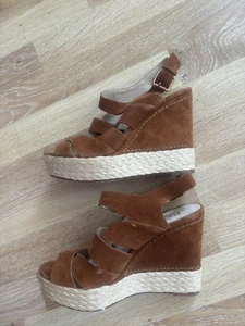 MICHAEL KORS: Sandaletten/Wedges in Größe 38,5, Rehbraun + TRAUM ***** - Bild 1 von 10