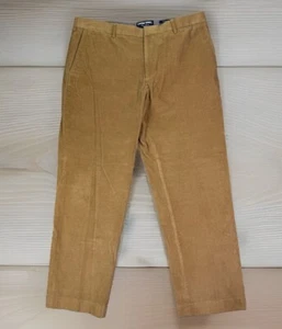 Pantalones de pana Lands' End de ajuste tradicional marrón tostado para hombre 38 X 30 - Imagen 1 de 9