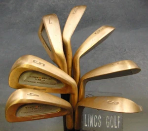 Set of 7 x Bridgestone Tan Bec TB-I Irons 4-SW (6 Iron Missing) Regular Graphite - Picture 1 of 7