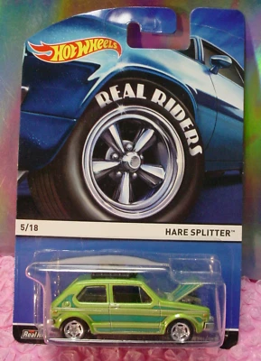 Hot Wheels Real Riders Heritage 2015 liebre divisor #5 ☆verde☆ Volkswagen Golf Foto 1 de 3