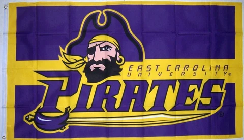 East Carolina Pirates NCAA FLAG new 3x5ft superior quality fade resist us seller Cover
