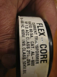 Toroid Current Transformer;Toroid Transformer;  Flex Core;  AL-600  Ratio 60:5 A - Picture 1 of 6