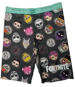 FORTNITE Board Shorts Boys XXL 33W 12" Surfing ๐ Water Swim Youth Logos - Picture 1 of 12