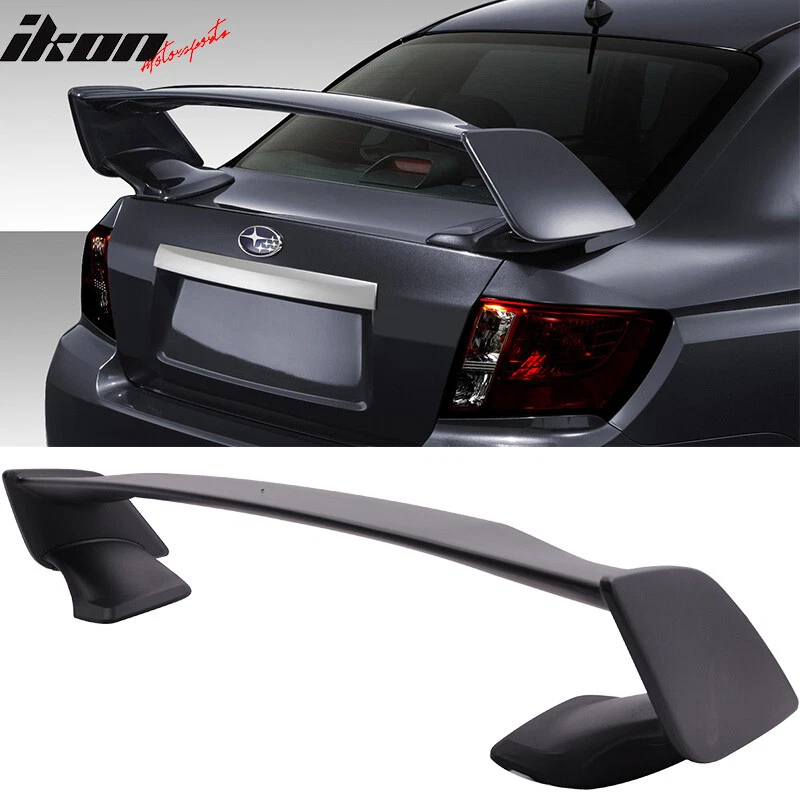 Fits 08-14 Subaru Impreza WRX STI Style Rear Trunk Spoiler Wing ABS Unpainted - Image 1 of 4