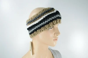 M255 COLLEZIONE DICIOTTO FASCIA DONNA FASCIA COPRICAPO MAGLIA INVERNALE MARRONE MULTI NUOVA - Foto 1 di 1