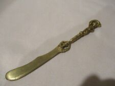 UNBRANDED Vintage Gold-Plate? Decorative Butter Knife 5 1/2" L