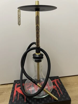 Hookah/Shisha/Wasserpfeife  MISHA REVOLT HERO GIPSY KING GOLD/BLACK - Bild 1 von 4