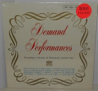 Various Artists '60s LP DEMAND PERFORMANCES (Monument) SEALED MONO Roy Orbison  - Image 1 of 2
