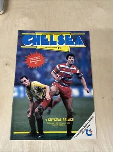 Chelsea Vs Crystal Palace Div 2 14th Jan 1989 - Picture 1 of 2