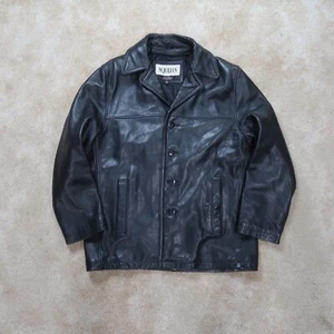 Wilsons M. Julian Leather Coat Jacket Men's Large Black Leather Jacket - Picture 1 of 12