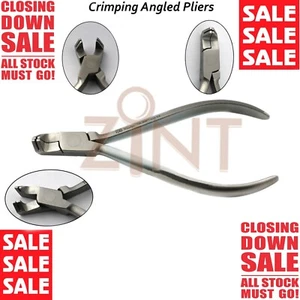 KUGELHAKEN-CRIMPZANGE ABGEWINKELT KIEFERORTHOPÄDISCH Hilfsmittel CHIRURGISCHE INSTRUMENTE X1 - Bild 1 von 2