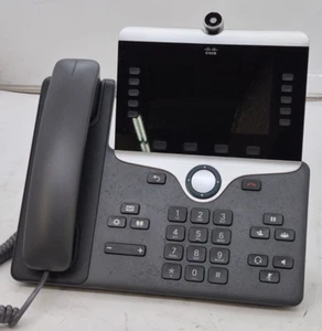 Cisco CP-8865-K9 IP Video Phone Wired/Wireless, Charcoal W/ Stand + Camera - Photo 1/6