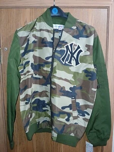 JH Design Camo New York Yankees Designer Jacket  - Picture 1 of 6