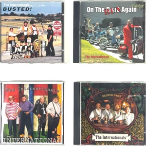 The Internationals 4 CD Bundle Polka Busted Behind Bars On Run Again Germanic - Picture 1 of 4
