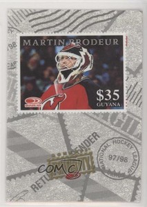 1997-98 Donruss Priority Stamps Martin Brodeur HOF