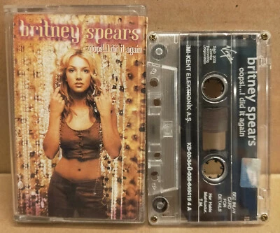 BRITNEY SPEARS - OOPS!...I DID IT AGAIN (2000) CASSETTE MADE IN TURKEY - Image 1 of 2