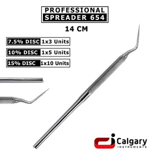 Endodontic Dental Root Canal 2S Spreader 654 Plaque Removal Instruments - Bild 1 von 3