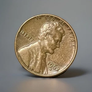 1962-D DDO001 DOUBLE DIE OBVERSE CLASS V LINCOLN CENT VARIETY & CHIP ON DATE - Picture 1 of 6