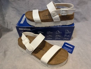 Birkenstock Cameron Papillio Weiß Lack Damen Plateau Sandalen UK 5 38 - Bild 1 von 11