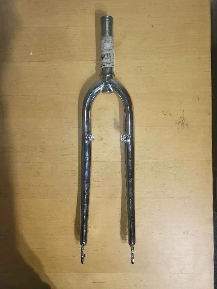 Fork 26" Cro-Mo Sunlite 1-1/8" 120mm Threaded Chrome Part #27528 - Image 1 of 1