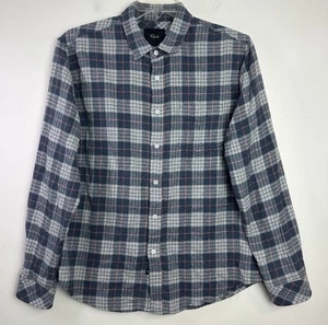 RAILS Button Up Flannel Shirt Mens L Sussex Cirrus Juno Melange Lightweight - Picture 1 of 10